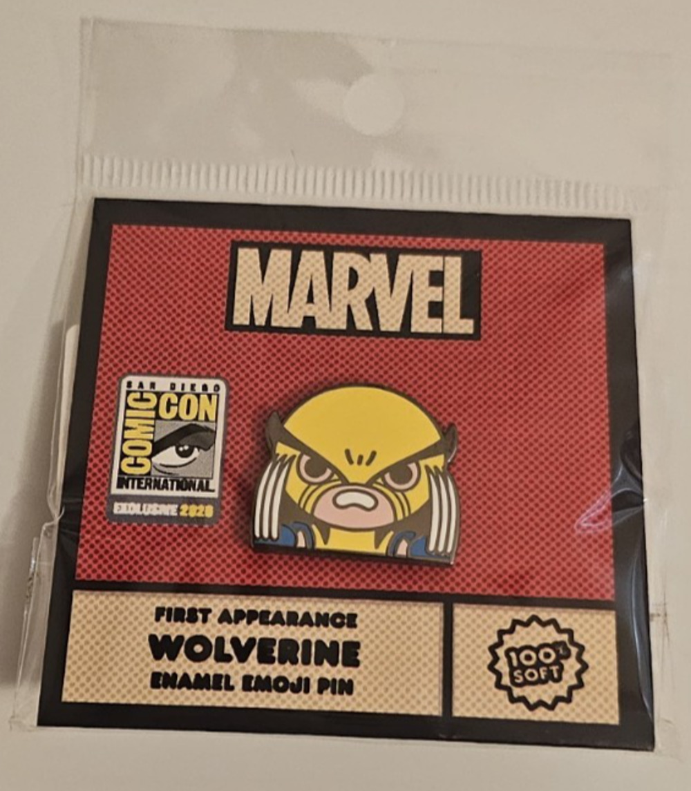 SDCC 2026 Exclusive 100% Soft Wolverine First Appearance Wolverine Enamel Pin